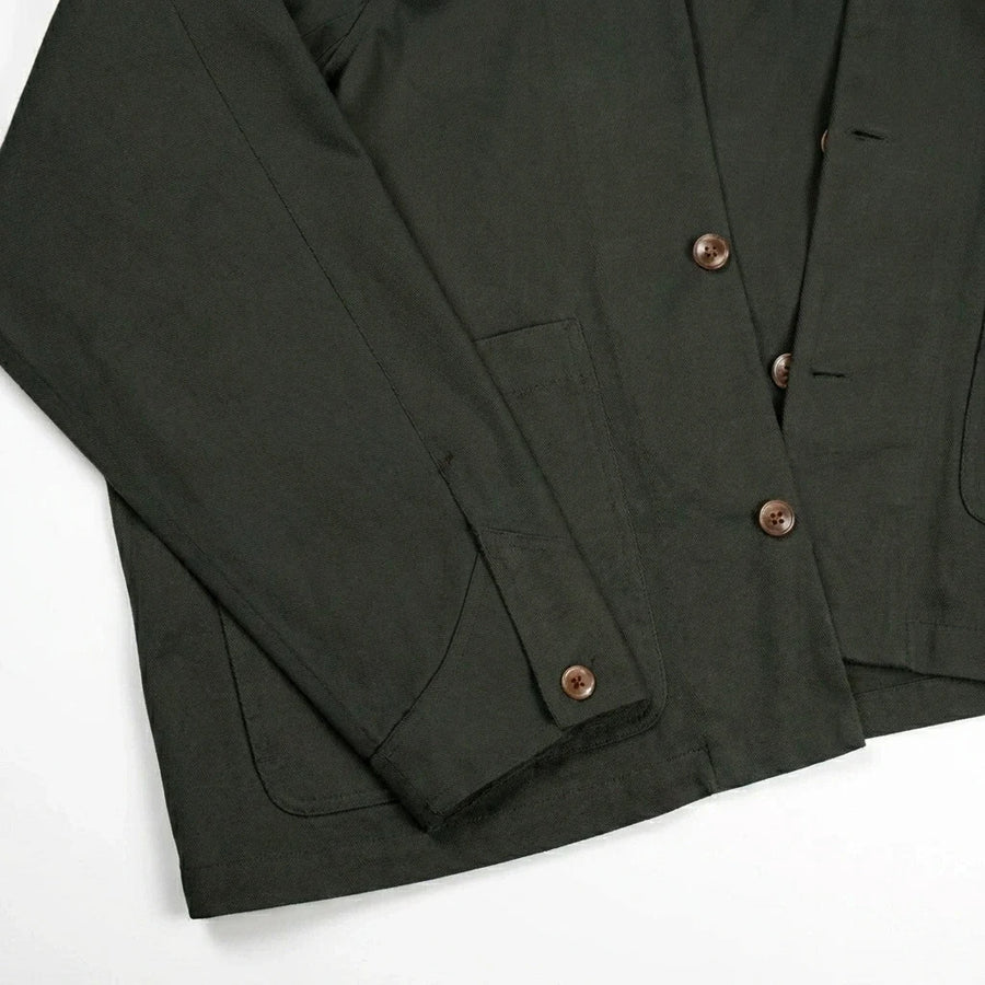 Snap-Button Cuffs with Reinforced Stitching