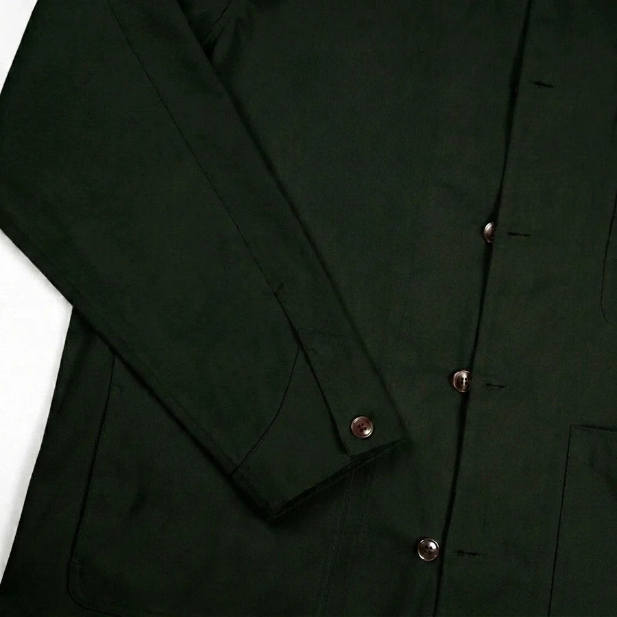 Snap-Button Cuffs with Reinforced Stitching
