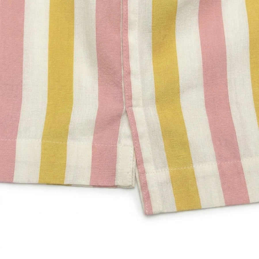 Side Vents with Reinforced Hem Stitching