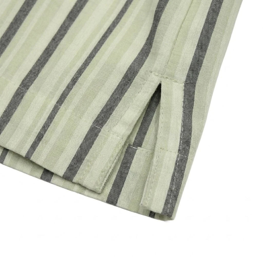 Side Vents with Reinforced Hem Stitching