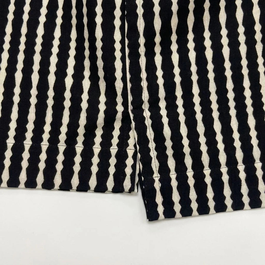 Side Vents with Reinforced Hem Stitching