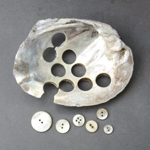 Handstitched Mother of Pearl Buttons