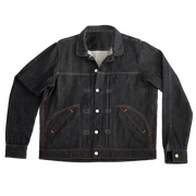 The Takumi Trucker Jacket 340 in Kuroai Cotton Denim