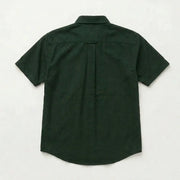 The Short Sleeve Mercier 160 in Deep Olive Indian Cotton