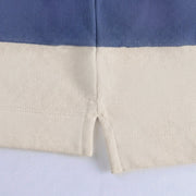 The Huxley 235 in Dual Tone Lapis and Parchment Indian Cotton