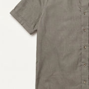 The Short Sleeve Mercier 160 in Dirty Taupe Oxford Cotton