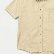 The Short Sleeve Jack 160 in Buttercream Indian Cotton
