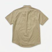 The Short Sleeve Atticus 120 in Ecru Beige Cotton Flax