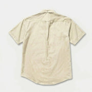 The Short Sleeve Atticus 160 in Buttercream Indian Cotton