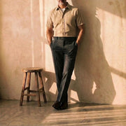 The Short Sleeve Mercier 160 in Warm Sand Indian Cotton Gallery 2