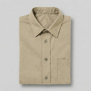 The Short Sleeve Mercier 160 in Warm Sand Indian Cotton Gallery 3