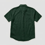 The Short Sleeve Mercier 140 in Dark Forest Linen Gallery 4