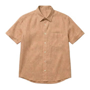 The Short Sleeve Mercier 140 in Soft Terracota Linen Gallery 1