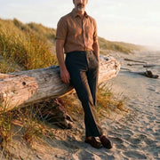 The Short Sleeve Mercier 140 in Soft Terracota Linen Gallery 2