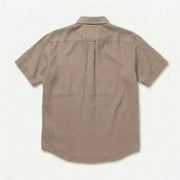 The Short Sleeve Mercier 125 in Warm Taupe Linen Gallery 4