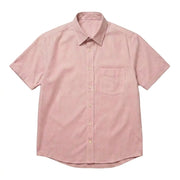 The Short Sleeve Mercier 120 in Misty Pink Cotton Flax Gallery 1