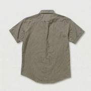 The Short Sleeve Mercier 160 in Dirty Taupe Oxford Cotton Gallery 3