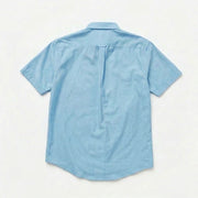 The Short Sleeve Mercier 160 in Sky Blue Indian Cotton Gallery 4