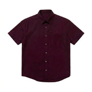 The Short Sleeve Mercier 160 in Smoked Burgundy Indian Cotton Gallery 1