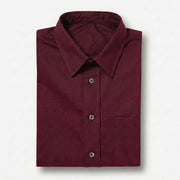 The Short Sleeve Mercier 160 in Smoked Burgundy Indian Cotton Gallery 3