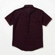 The Short Sleeve Mercier 160 in Smoked Burgundy Indian Cotton Gallery 4