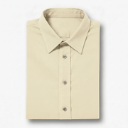 The Short Sleeve Mercier 160 in Buttercream Indian Cotton Gallery 3