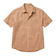 The Short Sleeve Mercier 140 in Soft Terracota Linen Gallery 1