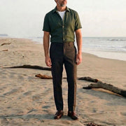 The Short Sleeve Mercier 140 in Dark Forest Linen Gallery 2