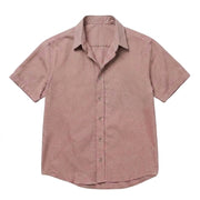 The Short Sleeve Mercier 160 in Soft Salmon Indian Cotton Gallery 1