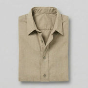 The Short Sleeve Mercier 160 in Warm Sand Indian Cotton Gallery 3