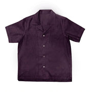 The Fleming 140 in Deep Plum Linen