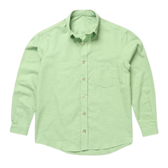 The Atticus 160 in Mint Matcha Pinpoint Oxford Cotton