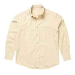 The Atticus 160 in Honeyed Oat Pinpoint Oxford Cotton