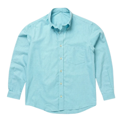 The Atticus 160 in Sea Glass Pinpoint Oxford Cotton