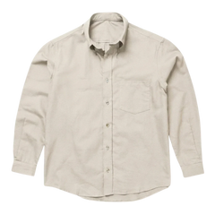 The Atticus 160 in Almond Milk Pinpoint Oxford Cotton
