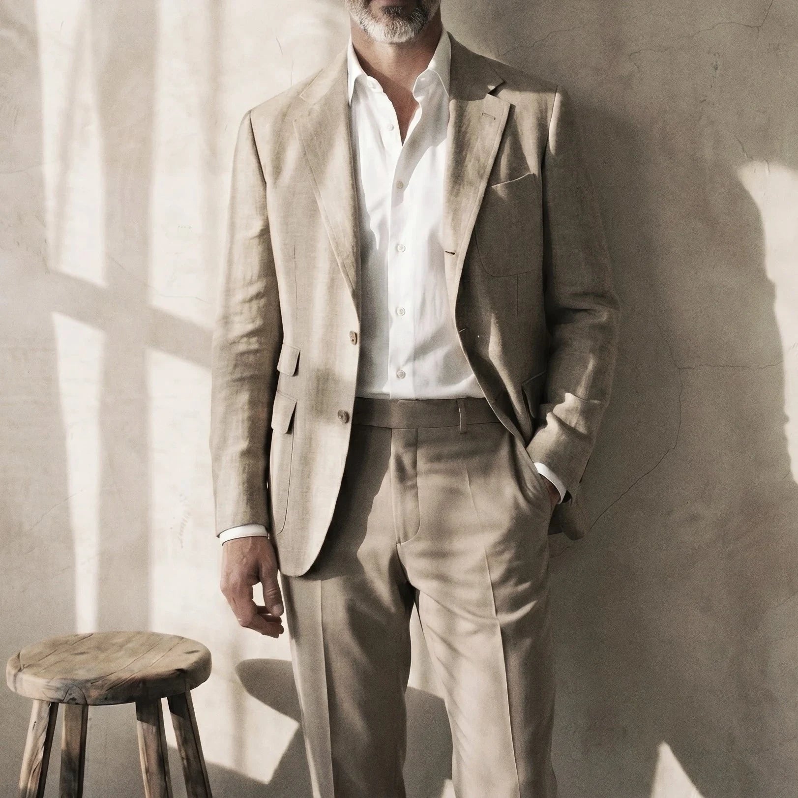Taupe Chambray – 2