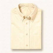 The Atticus 160 in Safari Dust Pinpoint Oxford Cotton
