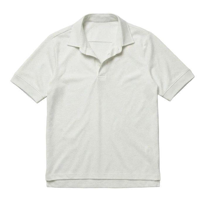 The Kessler 230 in Bone White Supima Pique