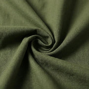 The Short Sleeve Atticus 160 in Moss Green Indian Cotton