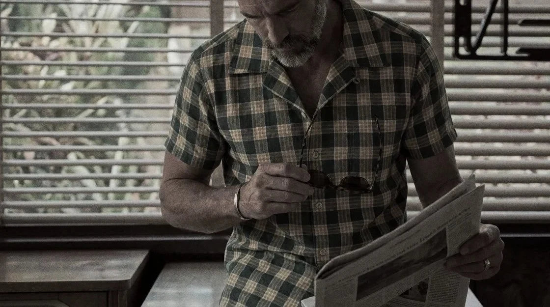 The Fleming 130 in Sovereign Madras Khadi Cotton worn