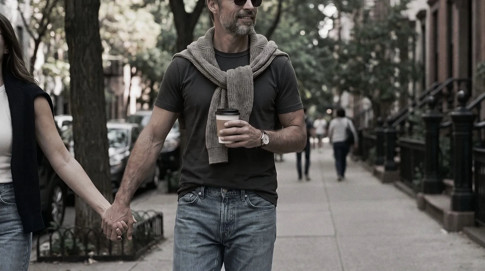 The Sawyer 260 in Monarch Indian Cotton worn