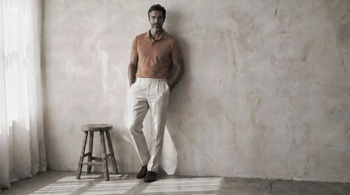 The Kessler 260 in Valencia Indian Cotton worn