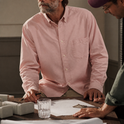 The Atticus 120 in Misty Pink Cotton Flax