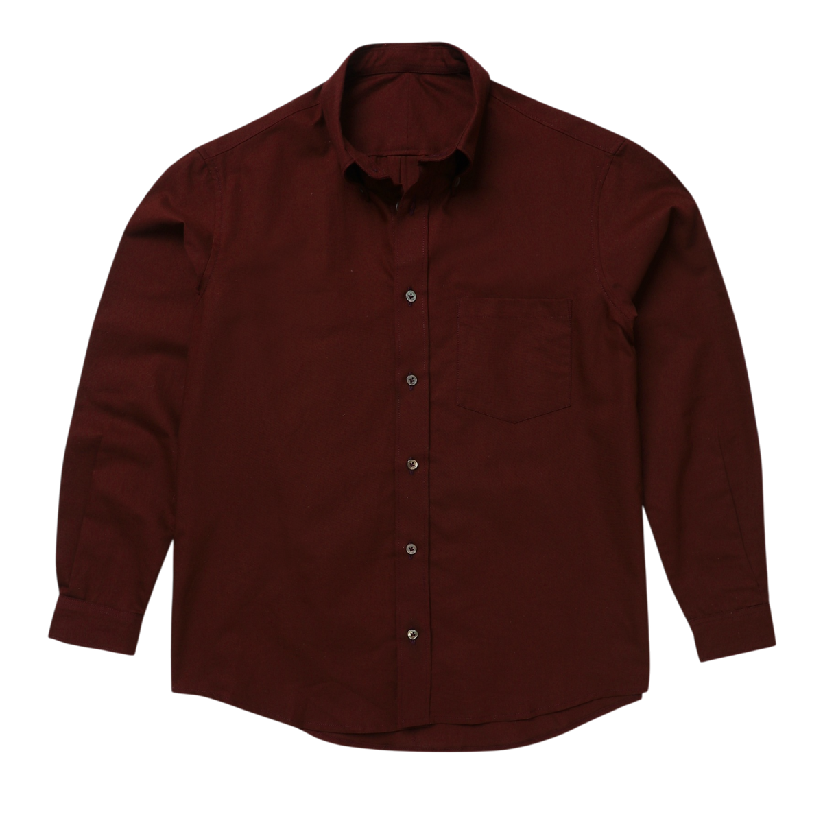 The Atticus 160 in Smoked Burgundy Oxford Cotton
