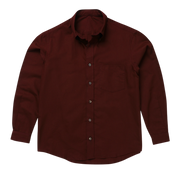 The Atticus 160 in Smoked Burgundy Oxford Cotton